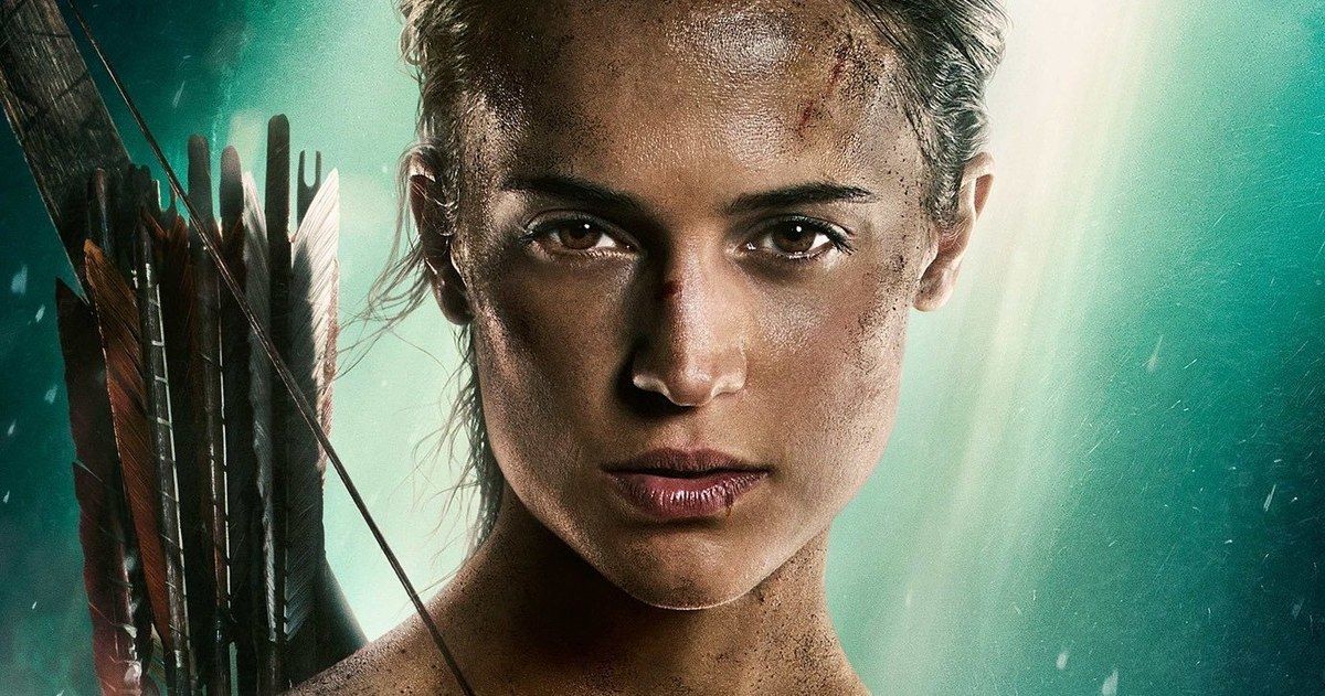 Tomb Raider Poster Unleashed with Alicia Vikander as Lara Croft