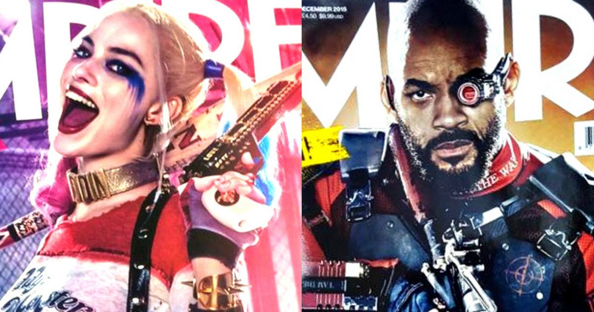 Harley Quinn &amp; Deadshot Get Suicide Squad Empire Covers