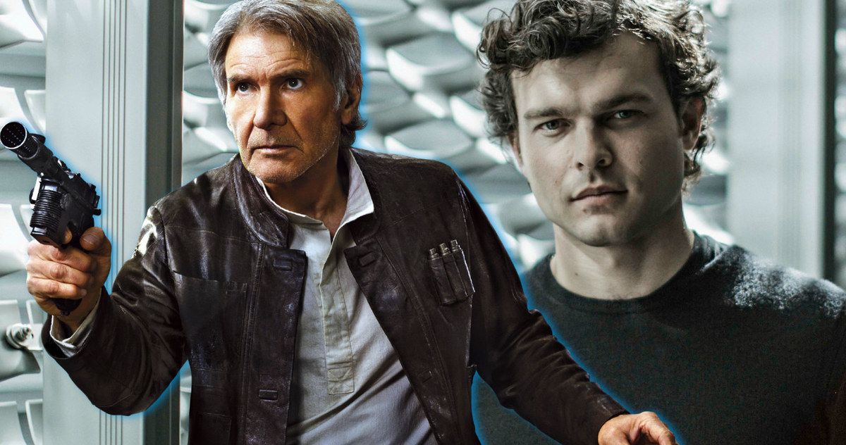 Han Solo Meeting Brings Harrison Ford &amp; Alden Ehrenreich Together