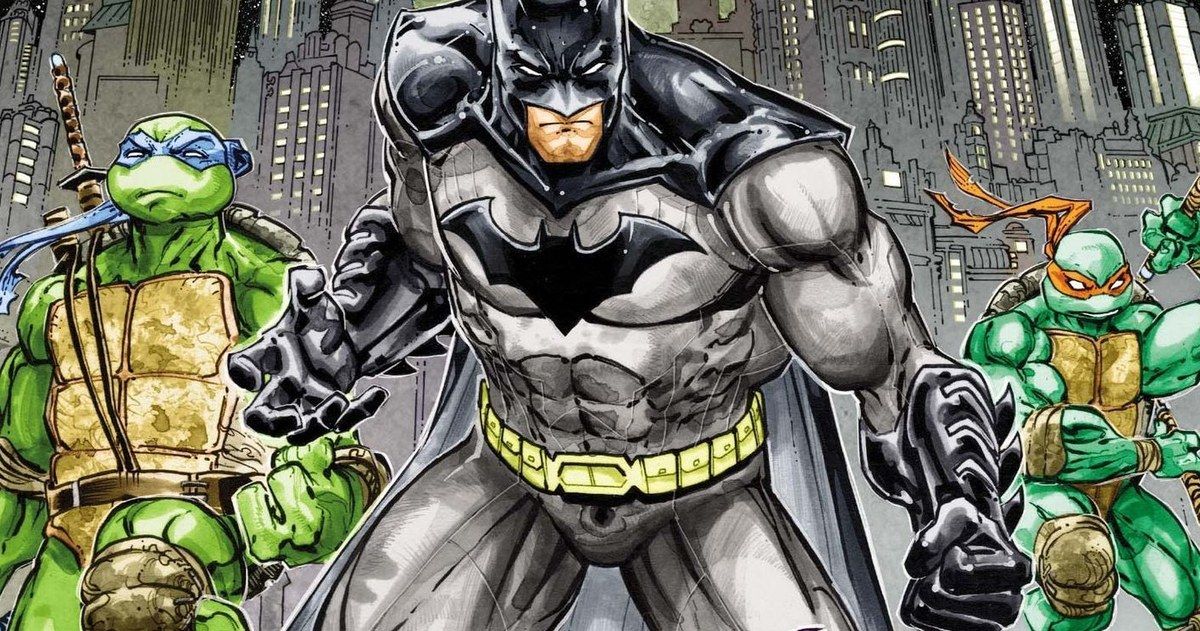 Batman &amp; Ninja Turtles Team Up in Comic Crossover Preview