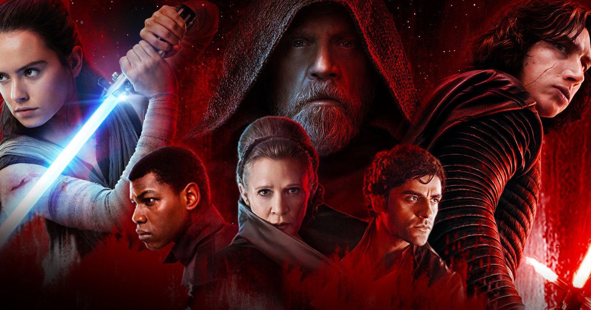 Luke Shows His Dark Side in Massive Last Jedi IMAX Standee