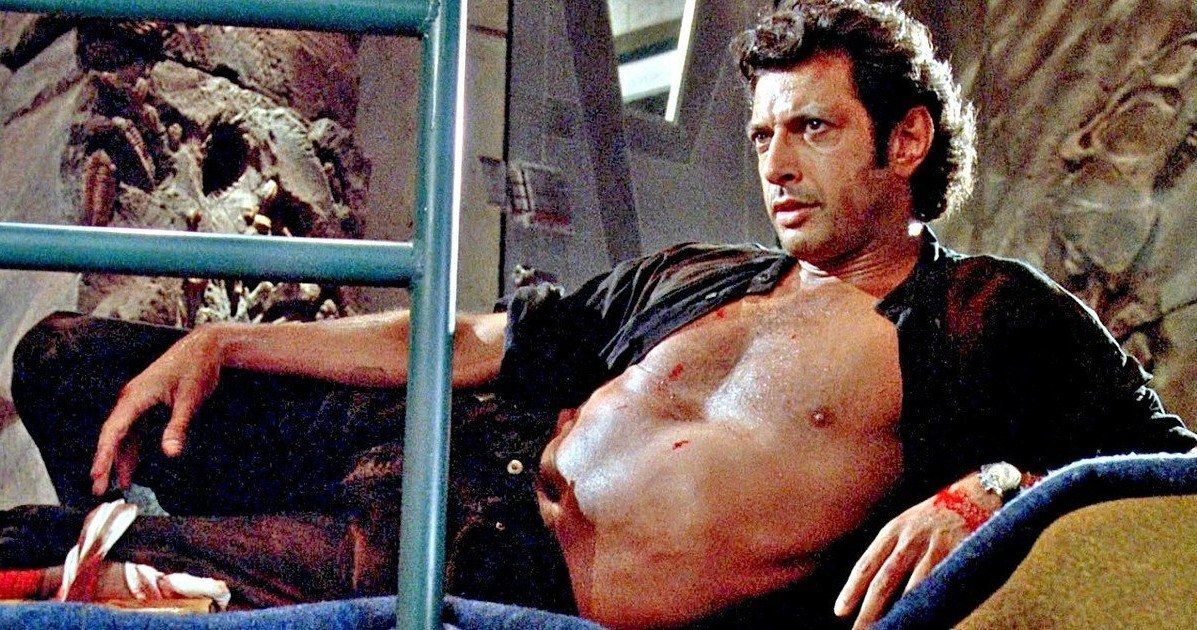 Shirtless Jeff Goldblum Statue Lands in London for Jurassic Park Anniversary