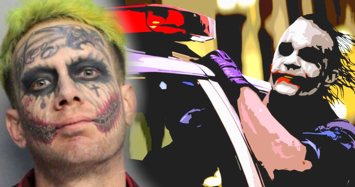 Real-Life Joker Arrested for Pulling Gun on Passing Drivers