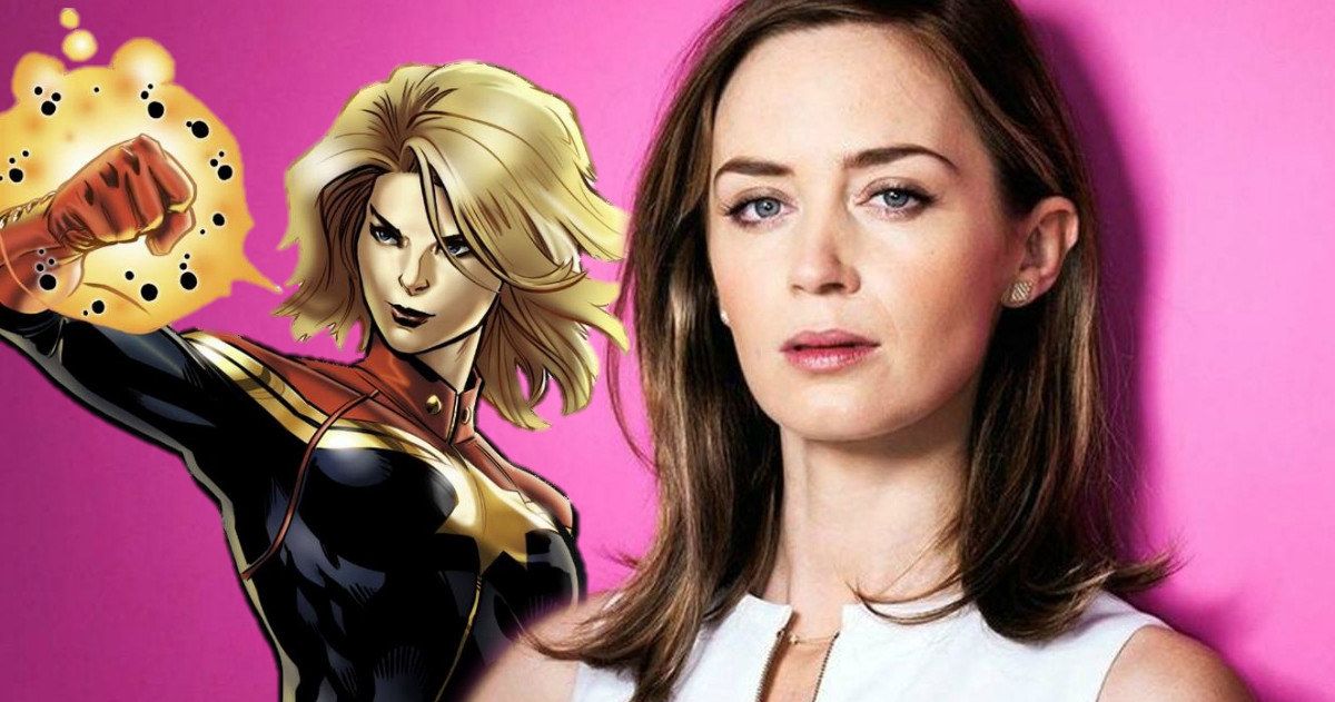 Does Marvel Want Emily Blunt as Captain Marvel?