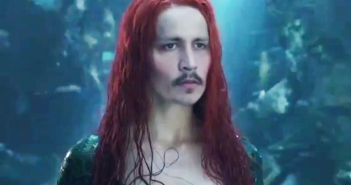 Bizarre Aquaman 2 Deepfake Transforms Johnny Depp Into Amber Heard's Mera