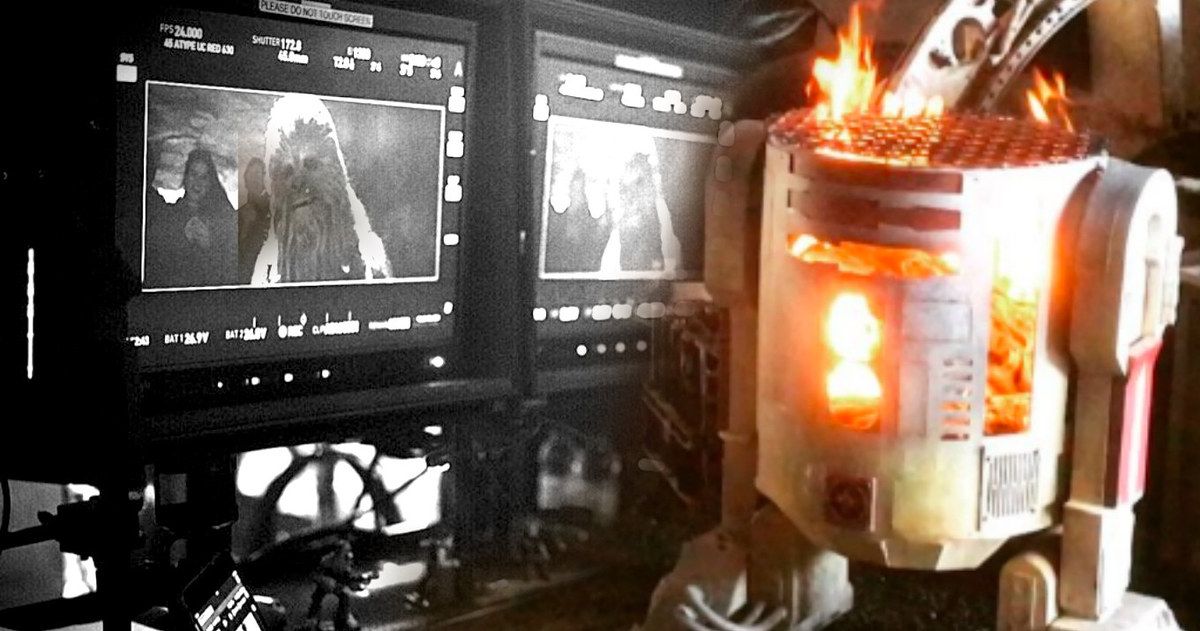 New Han Solo Set Photos Visit Chewbacca in a Star Wars Wasteland