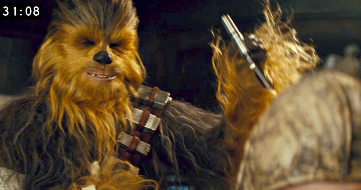 Chewbacca Vs. Unkar Plutt in New Star Wars: The Force Awakens Deleted Scene