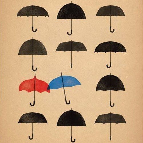 Disney Pixar's The Blue Umbrella Poster