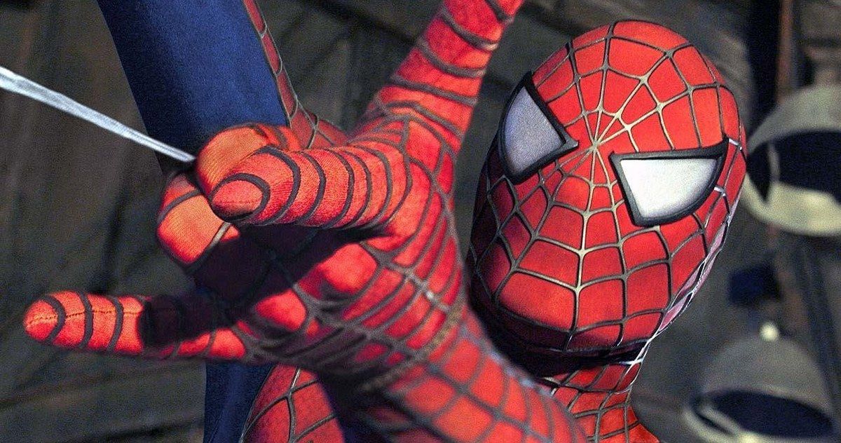 Spider-Man shoots webs out of his wrist