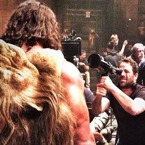 New Hercules Set Photo with Dwayne Johnson and Director Brett Ratner