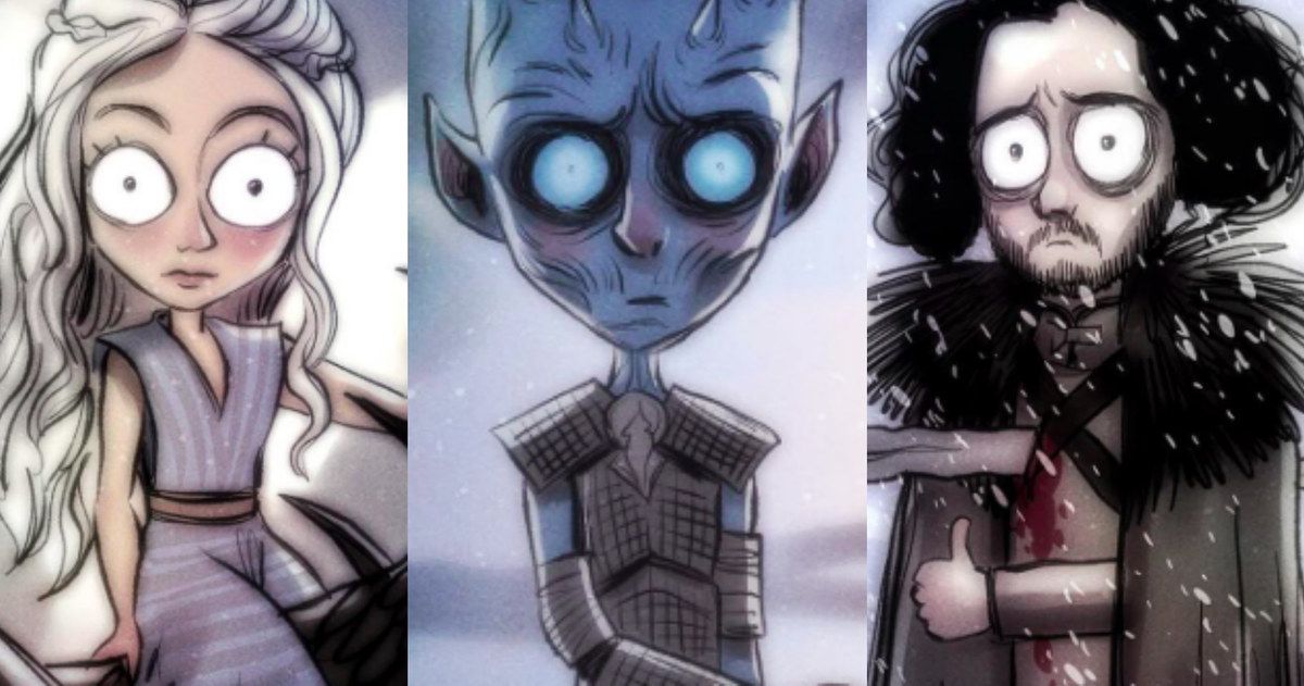What Game of Thrones Looks Like as a Tim Burton Movie