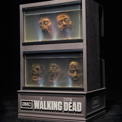 The Walking Dead: The Complete Third Season Blu-ray Packaging Featuring The Zombie Wall!