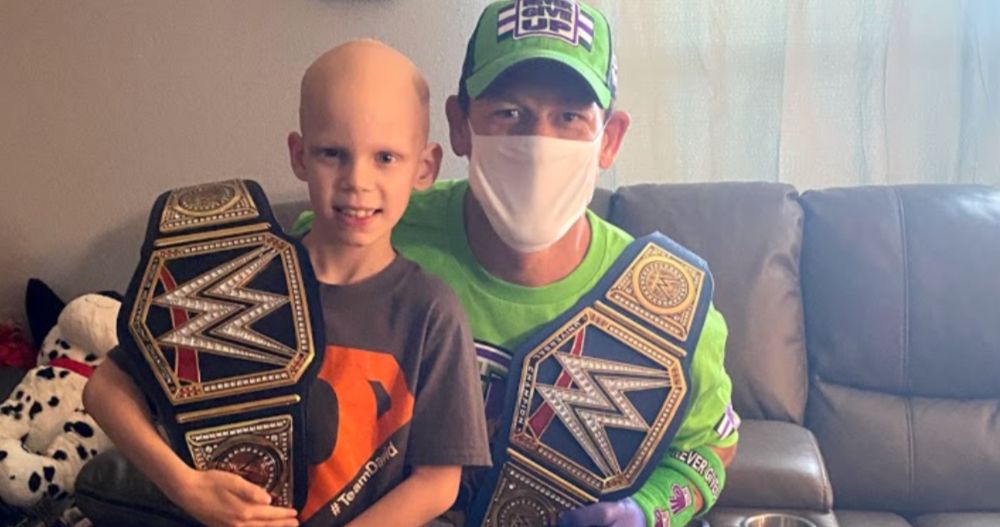 Young Boy Fighting Cancer Gets a John Cena Birthday Surprise