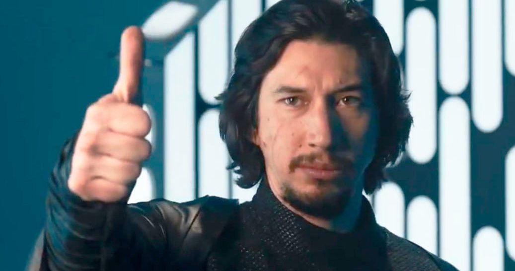 Adam Driver Tries on the Kylo Ren Costume for the First Time in New Unseen Photo