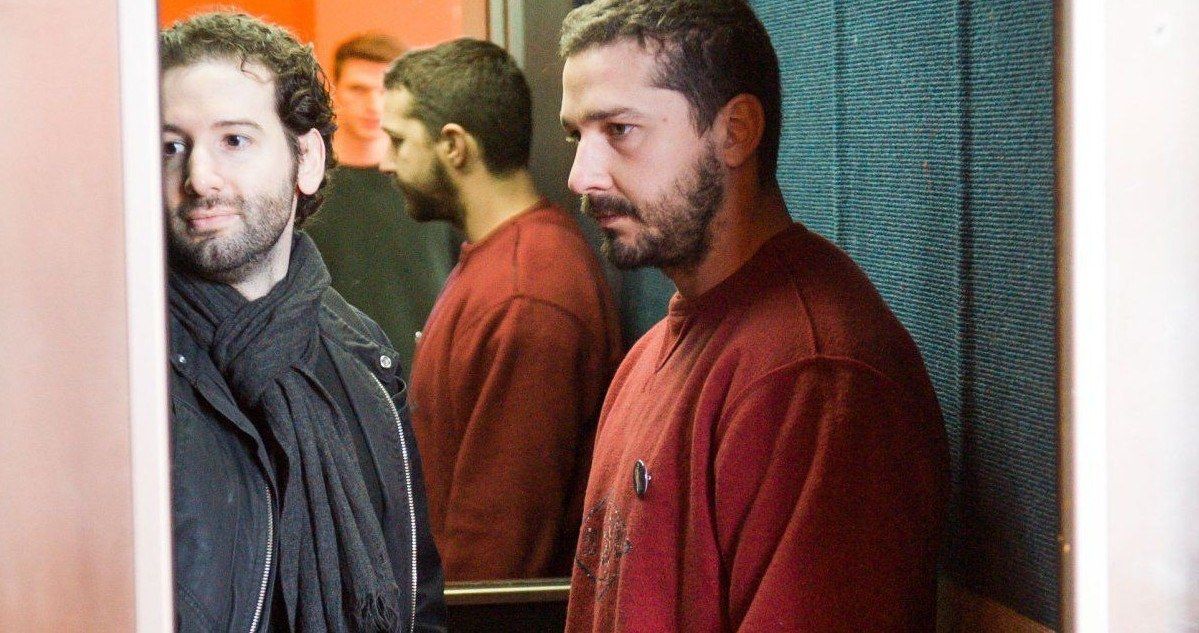 Shia LaBeouf Invites Fans on an Elevator Ride