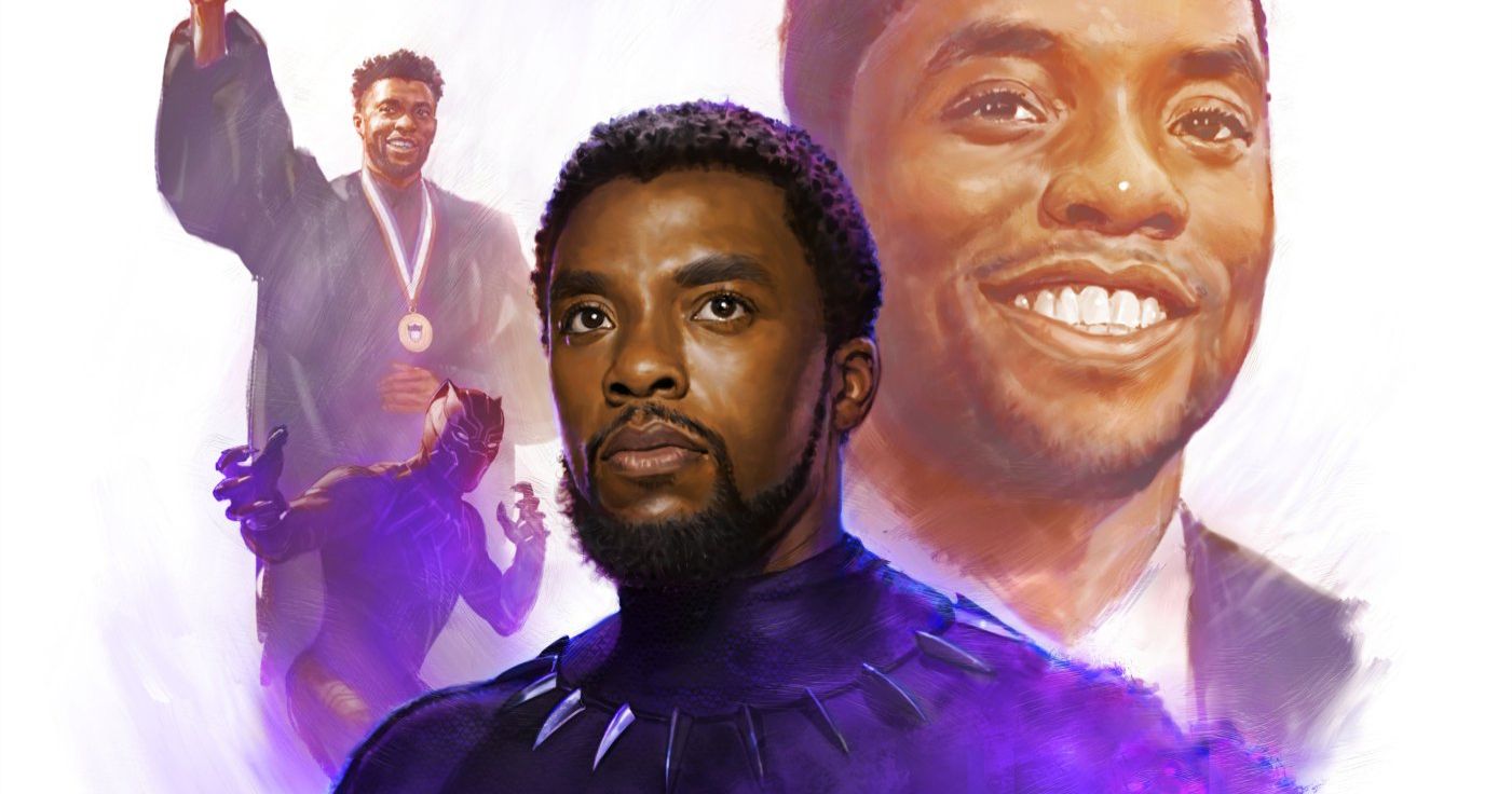 Chadwick Boseman Gets Stunning Marvel Tribute Art Fit for a King