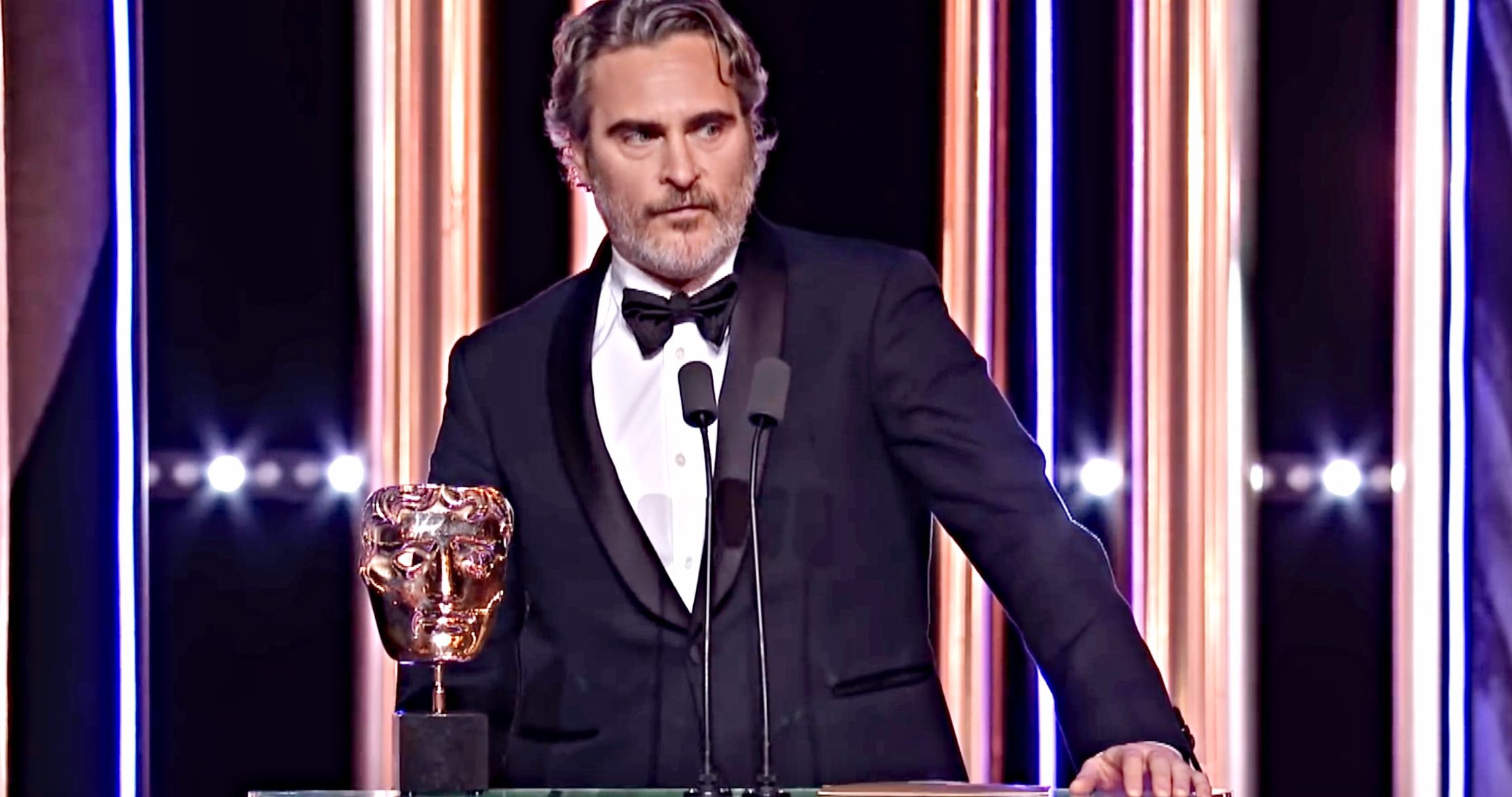 Joaquin Phoenix Lashes Out Against the Film Industry's 'Systemic Racism' in BAFTAs Joker Speech