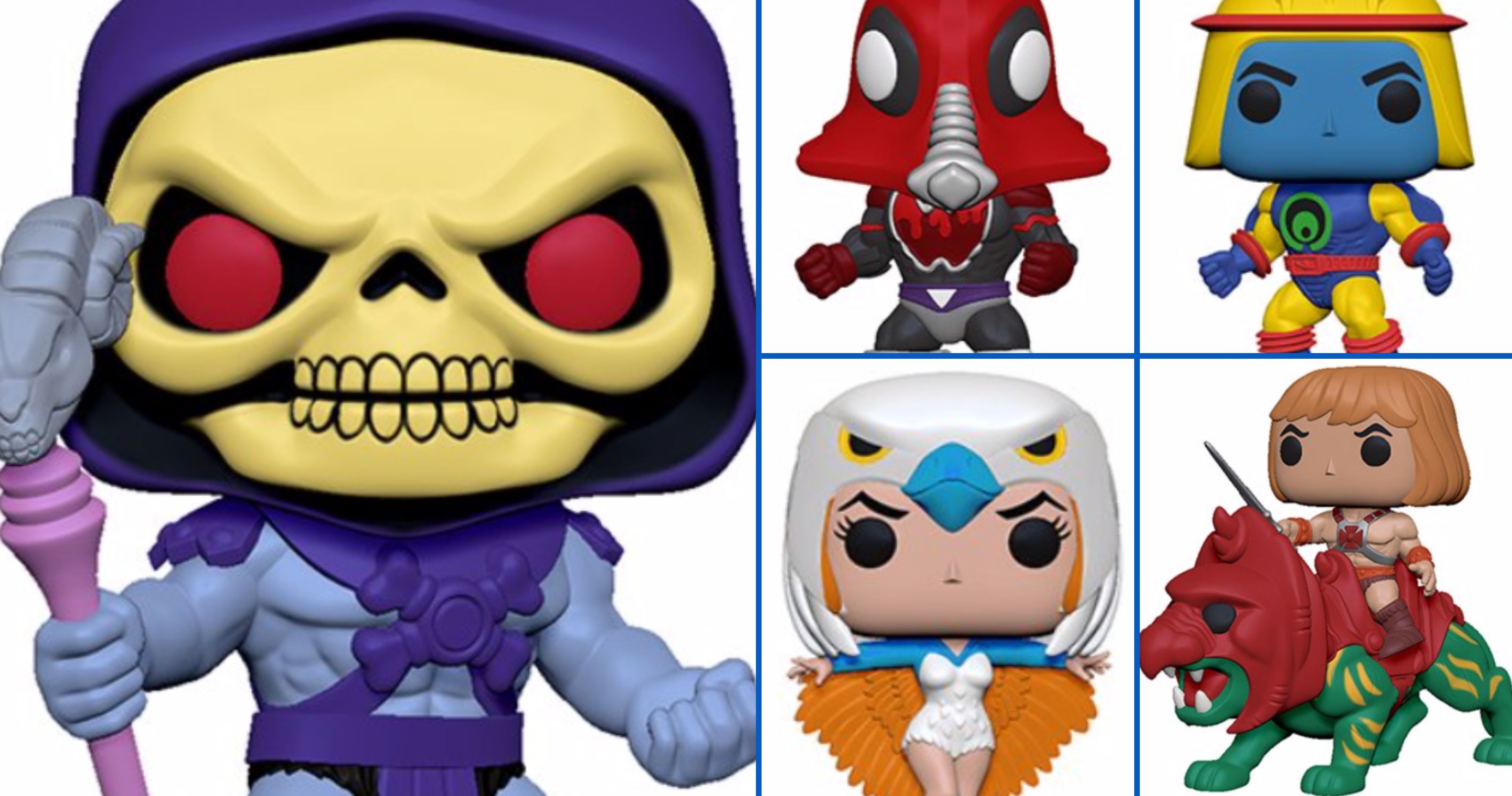 New Masters of the Universe Funko Pop! Figures Include 10-Inch ...