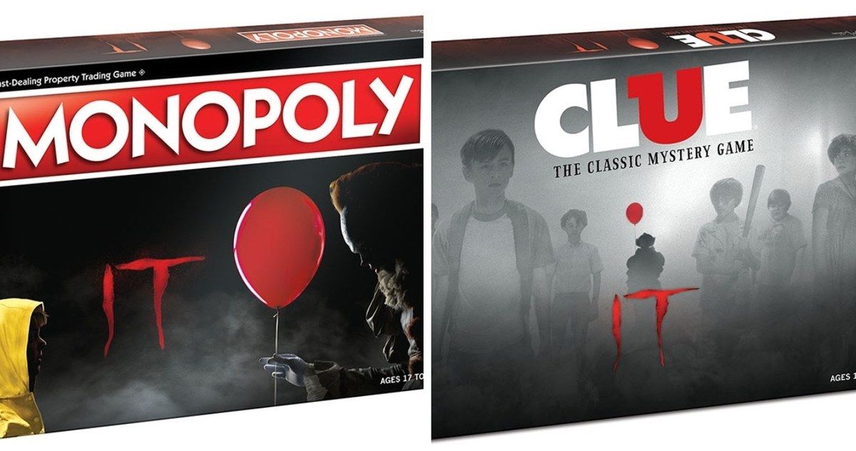 Pennywise Terrorizes Clue &amp; Monopoly in New IT Board Games