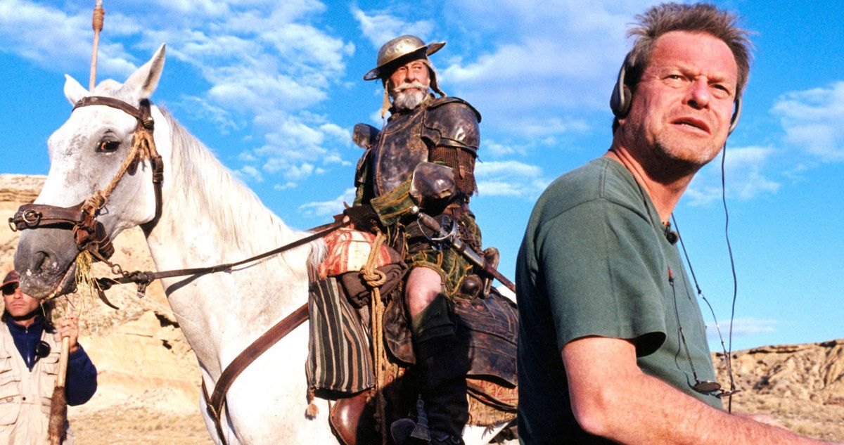 The set of Terry Gilliam's Man Who Killed Don Quixote in the documentary Lost in La Mancha
