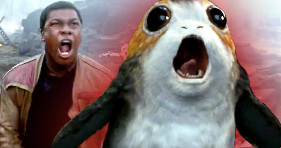 Porgs Really Freaked Out Star Wars 8 Star John Boyega