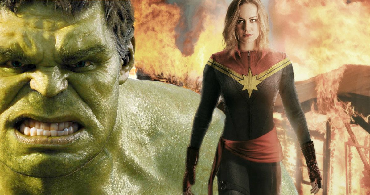 Brie Larson Wants Hulk to Fight Captain Marvel
