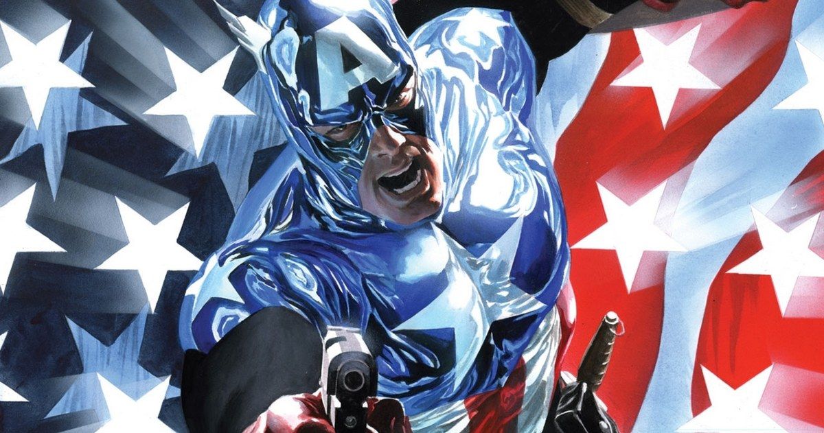 Captain America's New Costume Revealed in Avengers 2 Set Video!