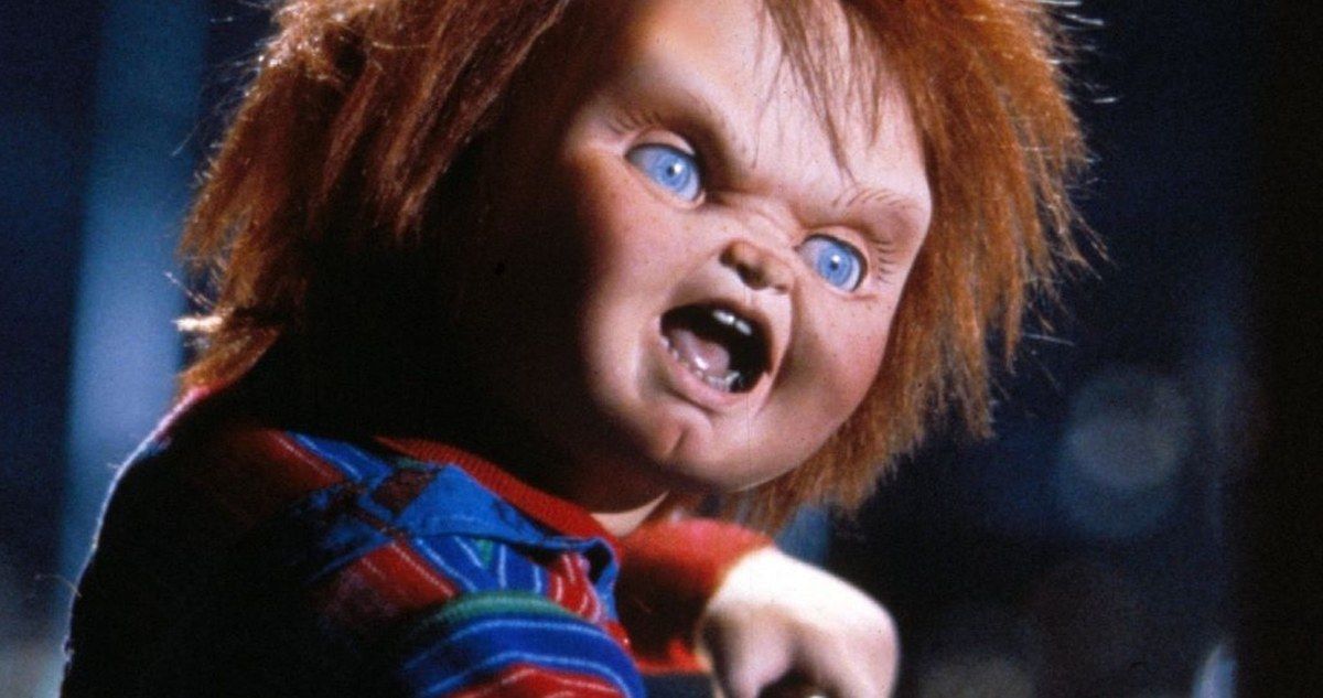 Chucky the doll screaming in Child's Play
