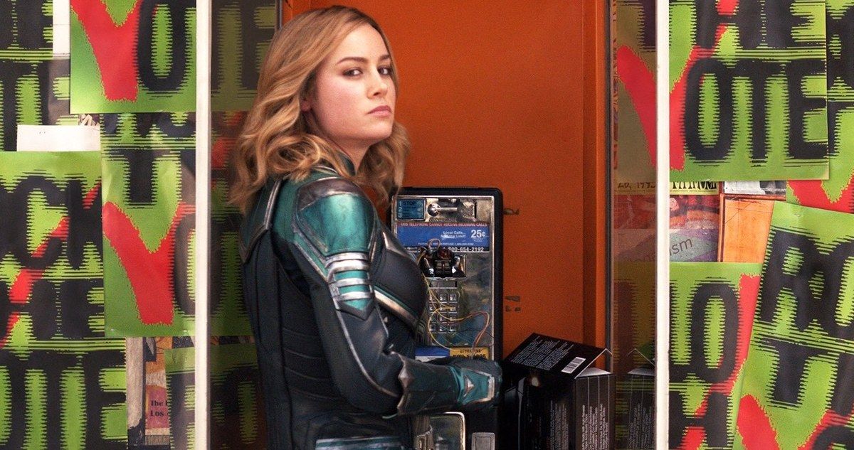 Latest Captain Marvel Photo Accidentally Points Fans to Adult Hotline