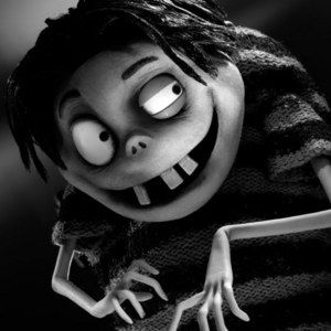 Frankenweenie Character Posters with 'E' Gore and Weird Girl