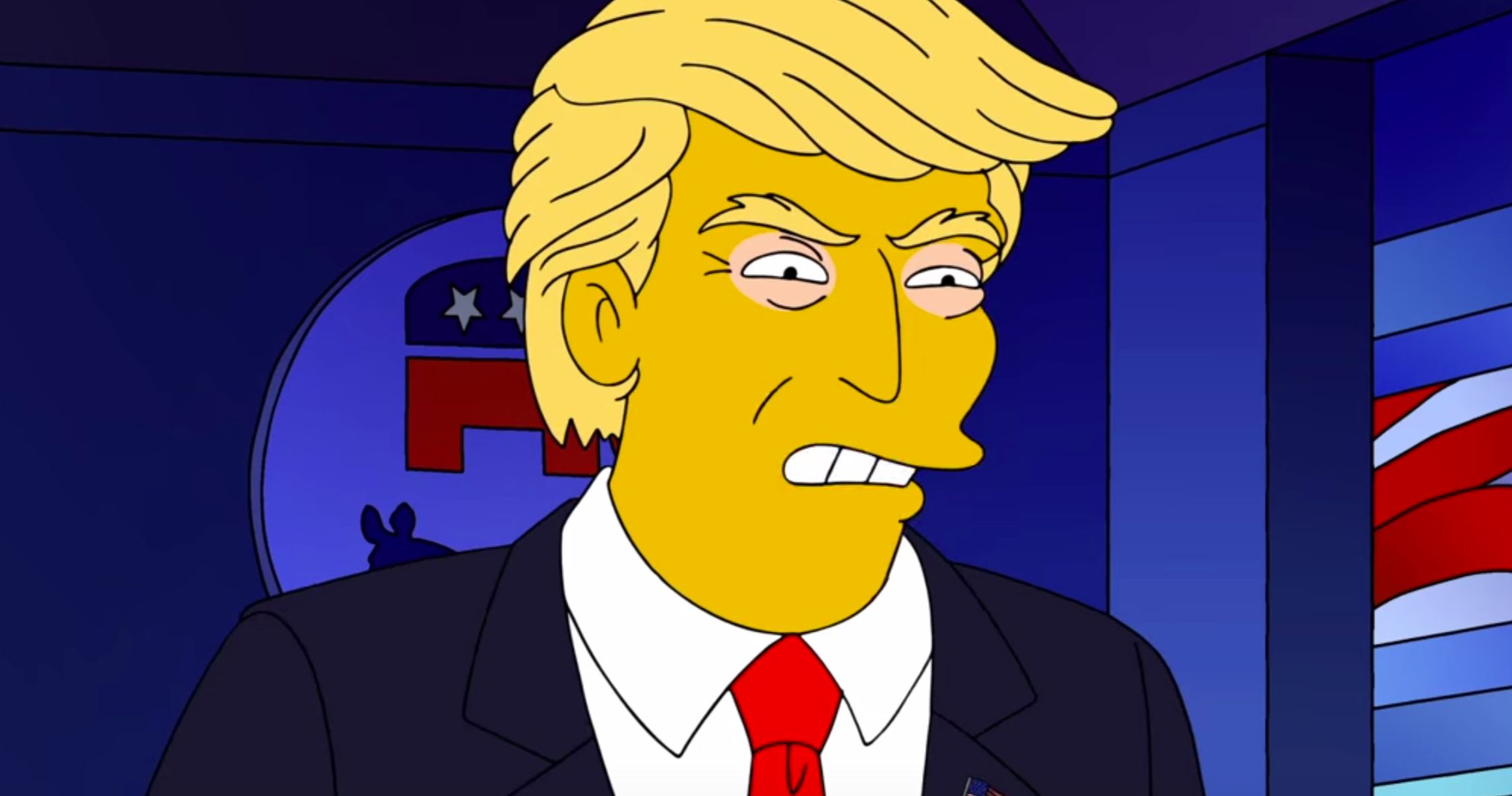 The Simpsons Never Predicted Trump Would Die Today, That's Fake News