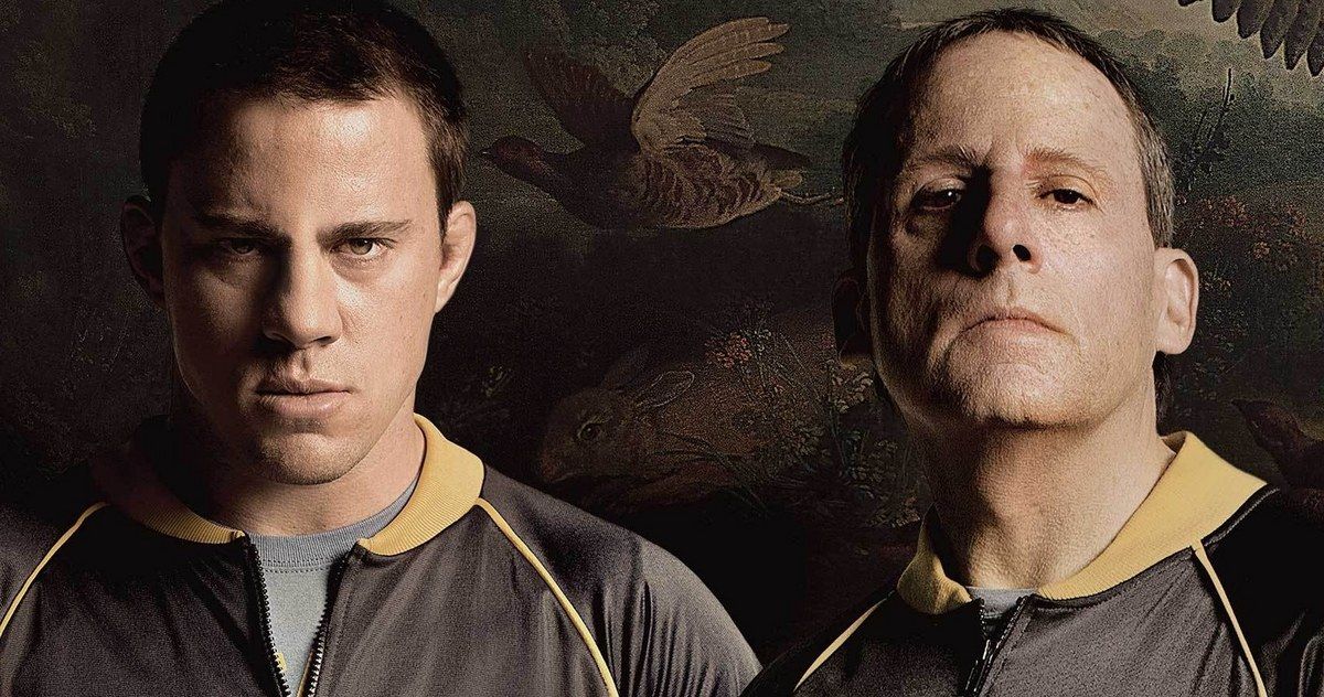 Final Foxcatcher Poster with Steve Carell and Channing Tatum