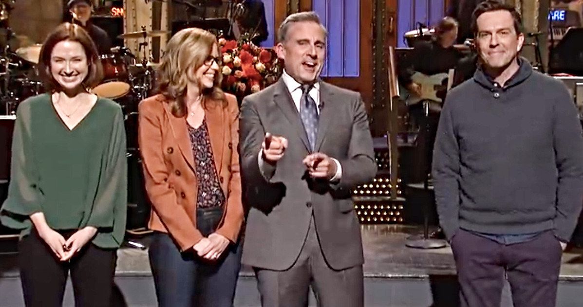 The Office Cast Reunites on SNL to Beg Steve Carell for a Reboot