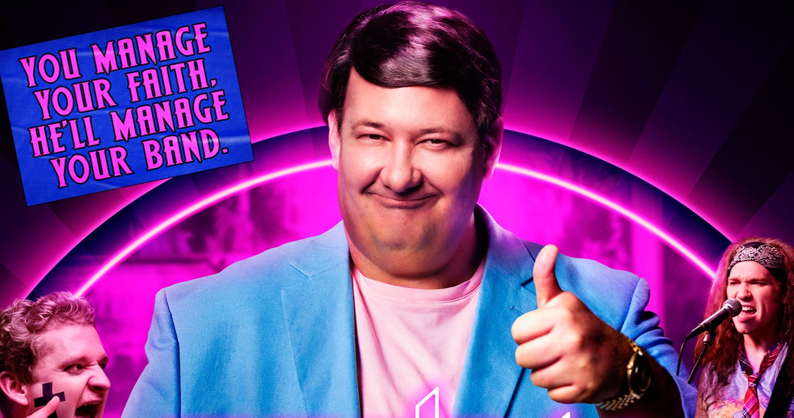 Electric Jesus Trailer Goes Full Hair Metal with Brian Baumgartner from The Office