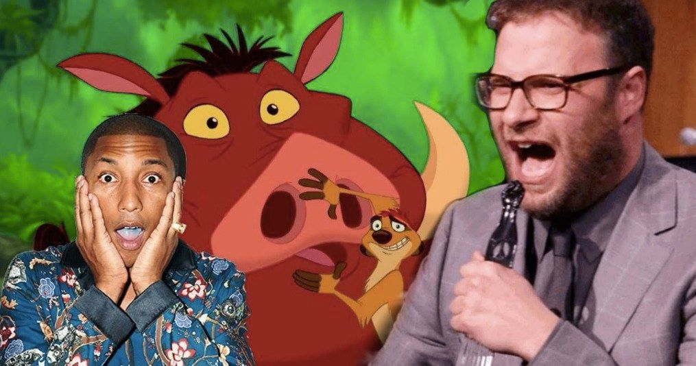 Pharrell Williams Was Bummed by Seth Rogen's Singing in The Lion King