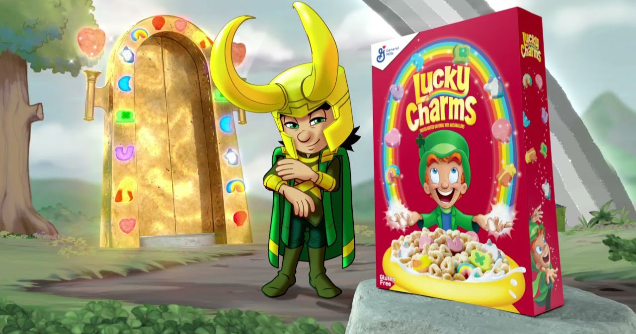 Loki Charms Shape-Shift Lucky Charms Into a Reality-Bending Breakfast Cereal Treat