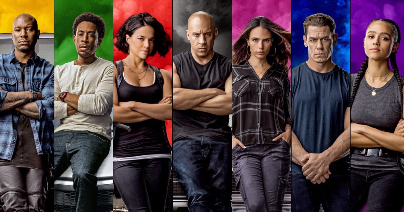 F9 Character Posters Put the Fast and Furious Family in Motion