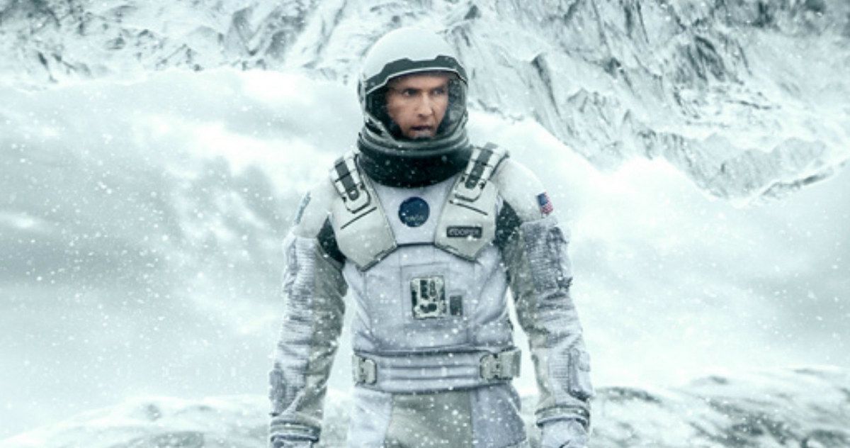 Interstellar Poster Shows Matthew McConaughey on a Space Walk