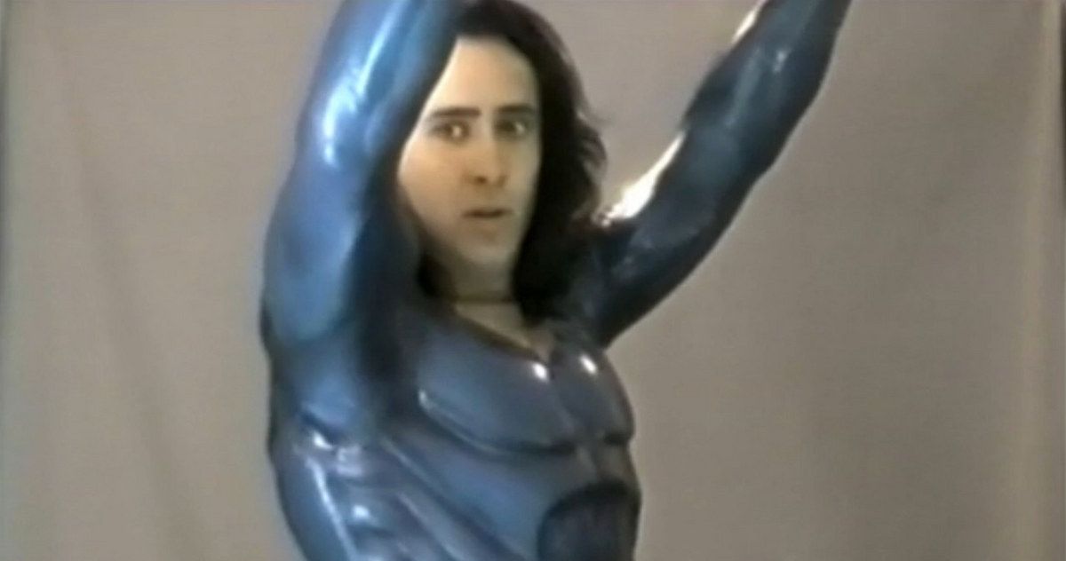 Superman Lives Video Shows Nicolas Cage Costume Test