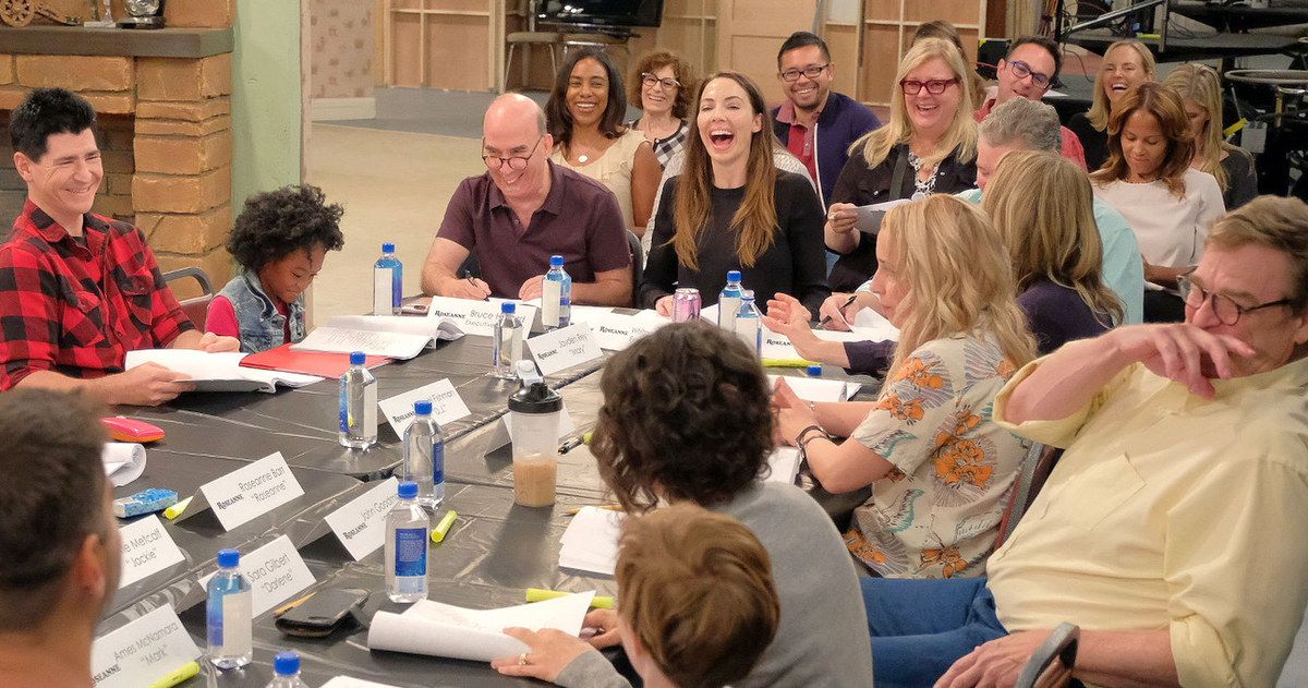 Conner Family Reunites in First Roseanne Revival Table Read Photos