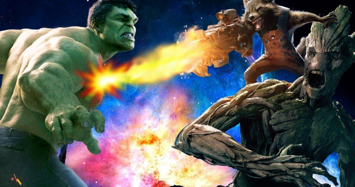 Infinity War Teams Up Hulk &amp; Rocket Raccoon, Is Groot Jealous?