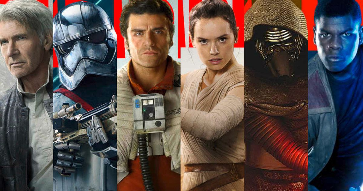 Star Wars 7 Empire Covers with Kylo Ren, Han, Finn, Rey &amp; More