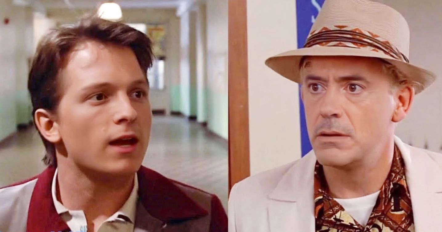 Back to the Future DeepFake Video Starring Robert Downey Jr. and Tom Holland Is Heavy