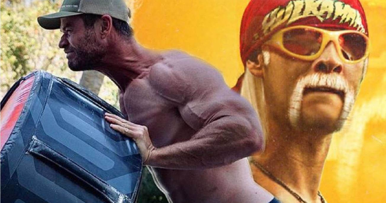 Hulk Hogan Worships Chris Hemsworth's Huge Arms: Looks Like He Could Slam Andre, Brother