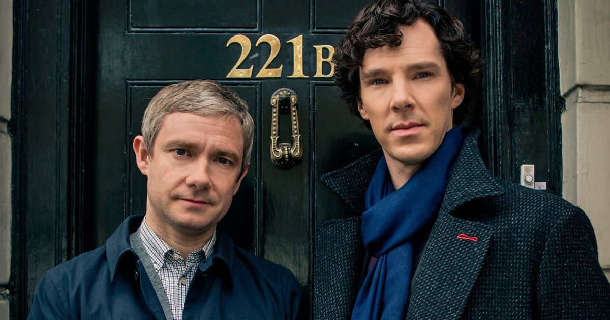 Martin Freeman and Benedict Cumberbatch in Sherlock