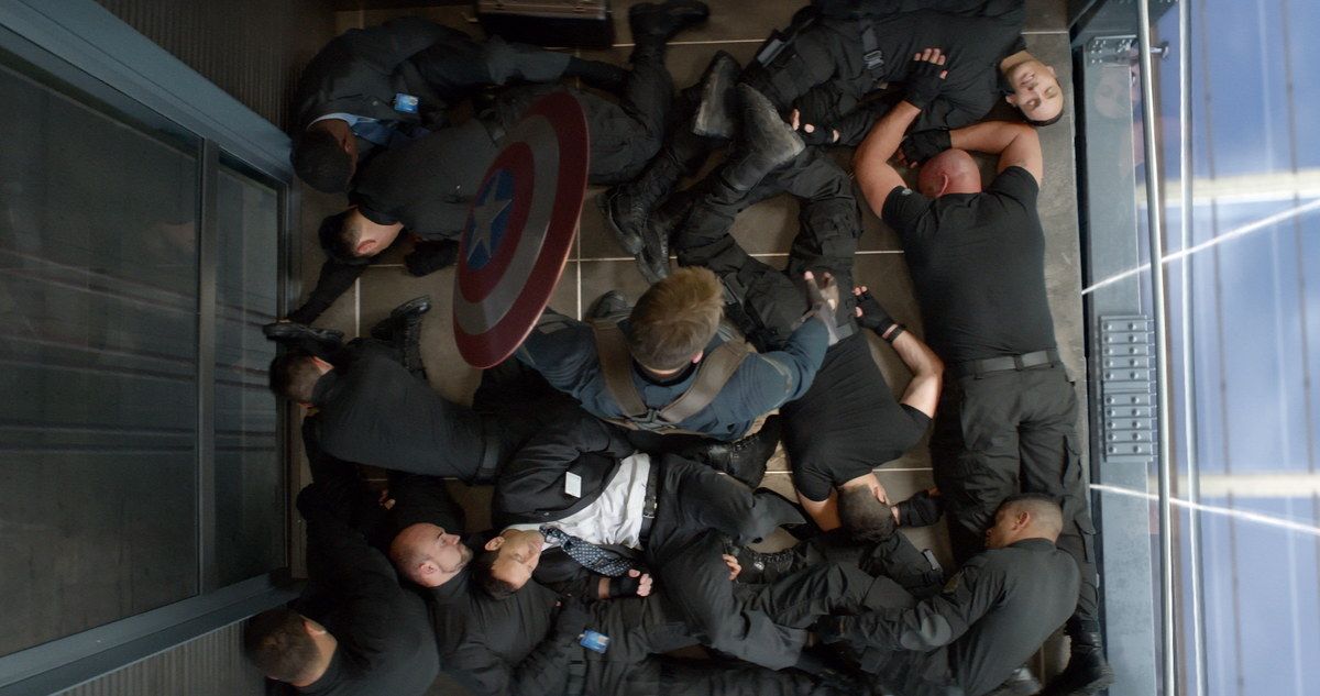 Captain America 2 Elevator Fight Showcased in ESPN Promo