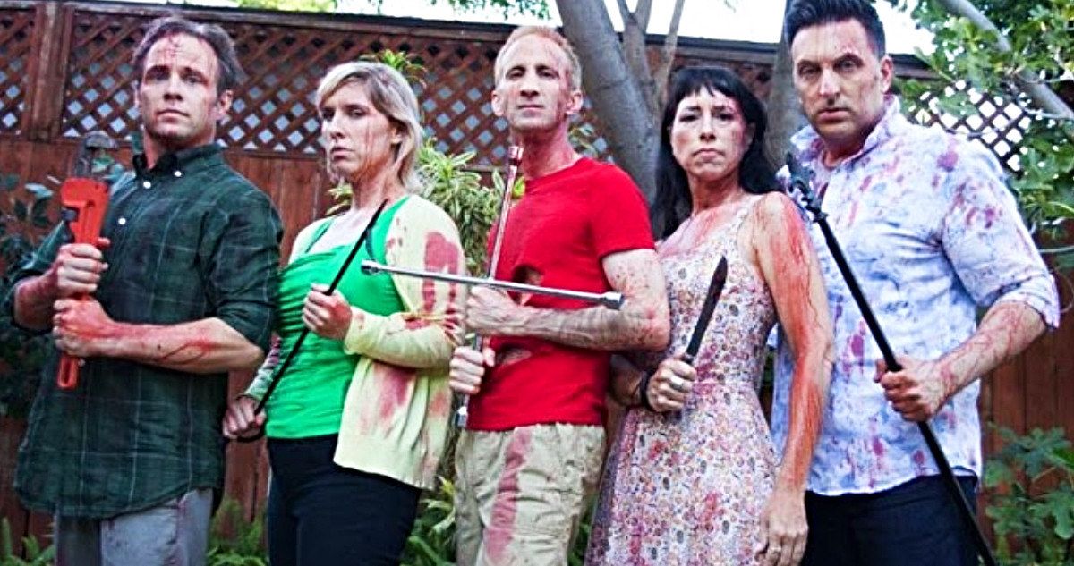 Garden Party Massacre Trailer Turns a Backyard Bash Into a Madcap Bloodbath