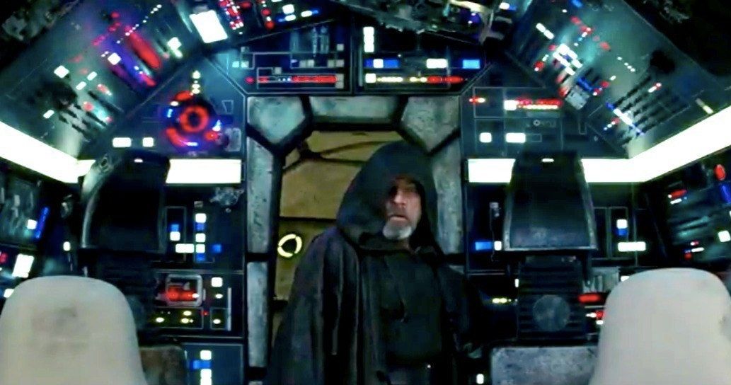 Luke Returns to the Millennium Falcon in Last Jedi TV Trailer