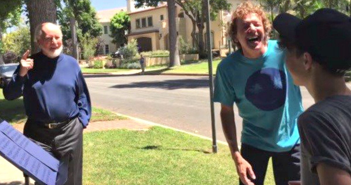 Watch What Happens When a Kid Plays the Star Wars Theme on John Williams' Lawn