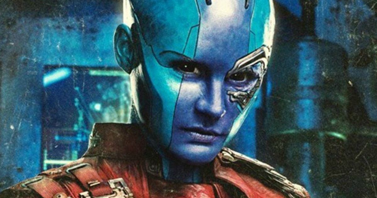 Nebula's Face Takes a Beating in New Infinity War Set Photo